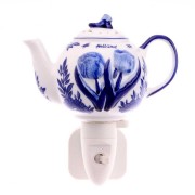 Night Light - Wall Light Teapot - Delft Blue - Night Light
