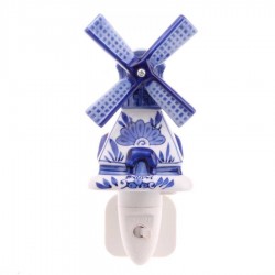 Windmill - Delft Blue - Night Light