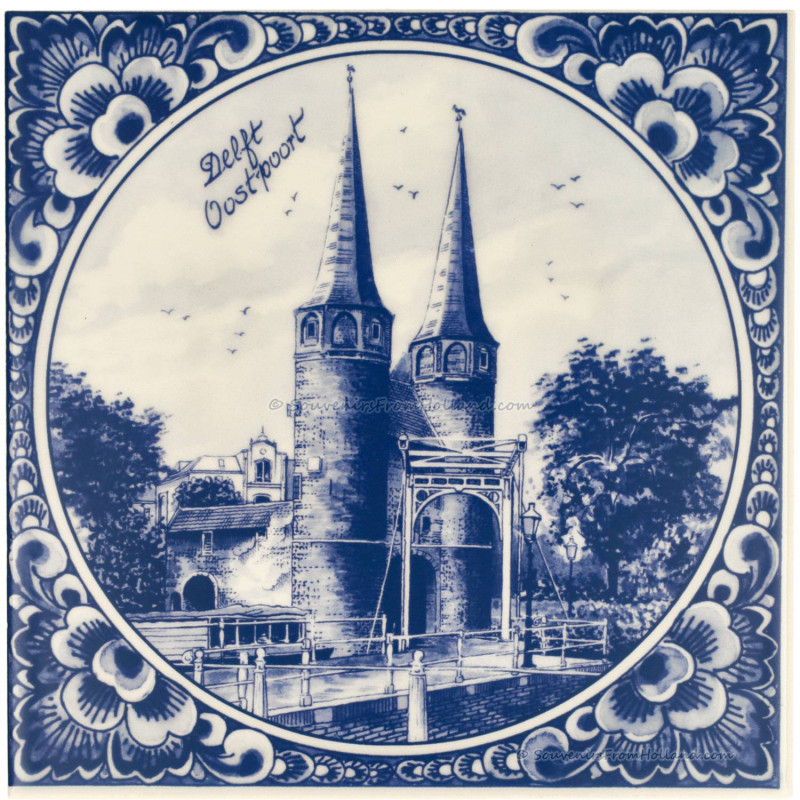 Delft Oostpoort - Tile 15x15cm
