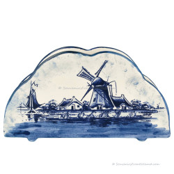 Napkins Holder Windmill landscape - Delft Blue