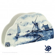 Napkins Holder Windmill landscape - Hand-painted