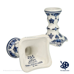 Candle holder 8,5 cm - Delft Blue Hand-painted