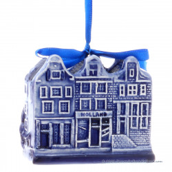 Set of 3 Typical Holland - X-mas Figurine Delft Blue