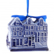 Set of 3 Typical Holland - X-mas Figurine Delft Blue
