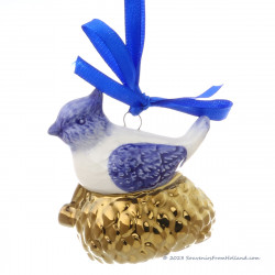 Set of 3 Golden figures - X-mas Figurine Delft Blue