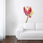 Wall Stickers - Wanted Wheels - Flat Flowers Tulip Parrot - Wall Sticker
