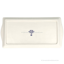 Cake dish Windmill landscape 29.5cm Delftware