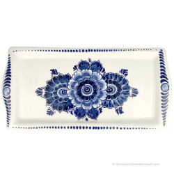 Cake dish Windmill flower 29.5cm Delftware