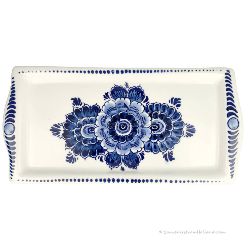 Cake dish Windmill flower 29.5cm Delftware