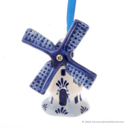 Set of 6 Christmas figures A - X-mas Figurine Delft Blue