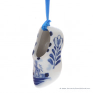 Set van 6 Kerst figuren A - Kersthangers Delfts Blauw