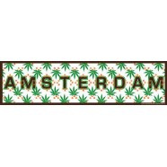 Amsterdam Cannabis Blad - Bumper Sticker
