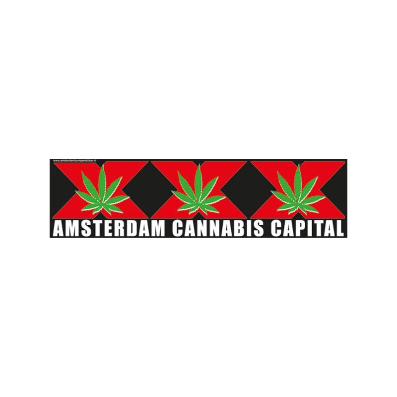 Amsterdam Cannabis Capital - Bumper Sticker