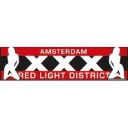 Amsterdam Red Light District - Bumper Sticker