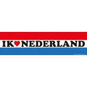 Auto Bumper Stickers Ik hou van Nederland