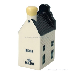KLM miniature house number 14 - Delft Blue