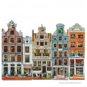 Set of 4 MDF Canalhouses D...