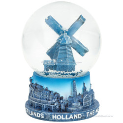 Sneeuwbol – Amsterdam Delfts Blauw (11,5 cm)