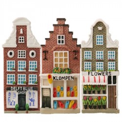 Canal Houses Polystone - Magnets Souvenirs • Souvenirs from Holland	